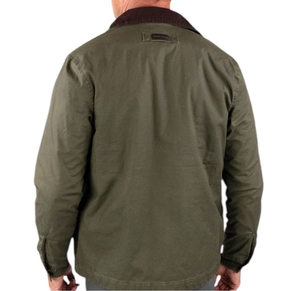 Tailor Vintage Heritage Men’s Forest Green Waxed Jacket Zip Up Jacket Medium - Picture 11 of 15